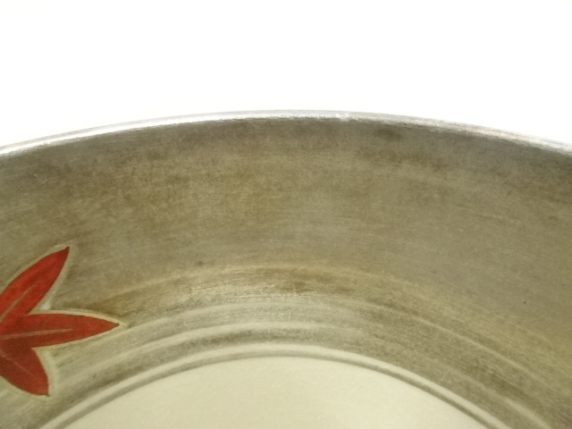 道具 ] - 道具 京焼 手塚桐鳳造 銀彩紅葉文茶碗（共箱） | ネット